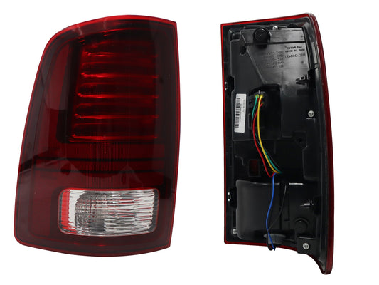 CALAVERA IZQ C/ARNES C/LED FILO ROJO (BLANCO/ROJO)