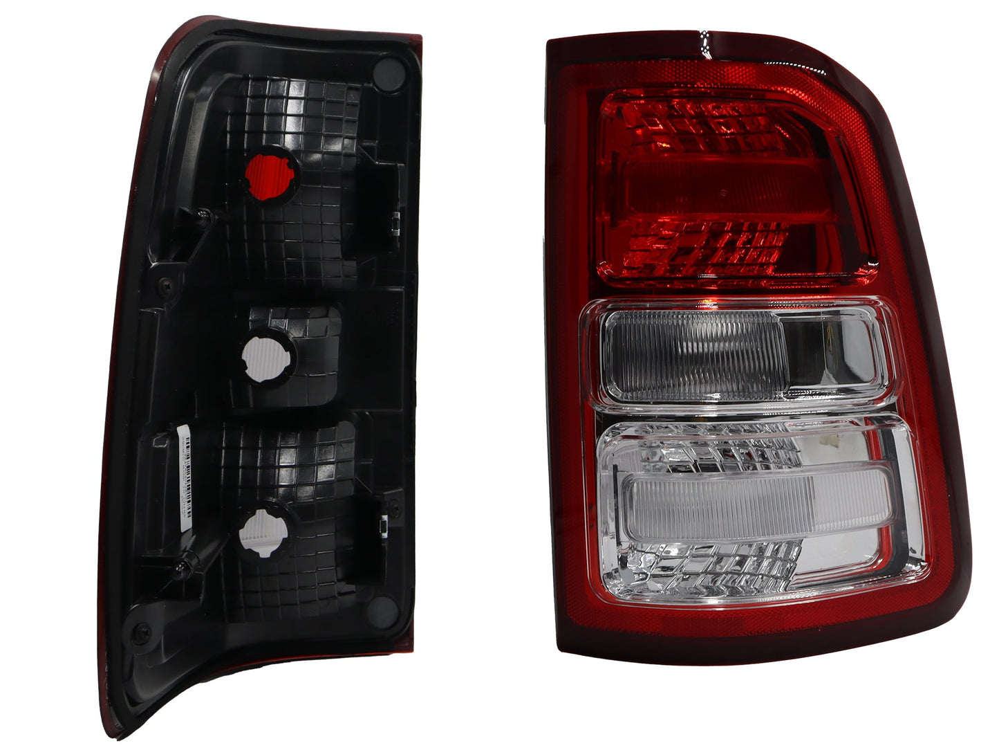 CALAVERA DER S/ARNES P/HALOGENO (ROJO/CROMO/BLANCO)