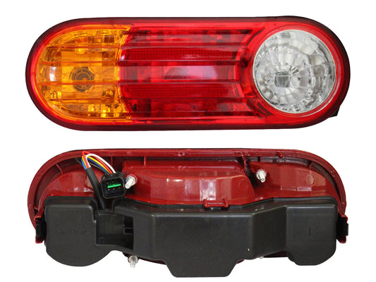 CALAVERA IZQ C/ARNES (BLANCO/ROJO/AMBAR)