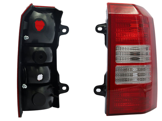 CALAVERA DER S/ARNES 2FOCOS (ROJO/BLANCO/BLANCO)