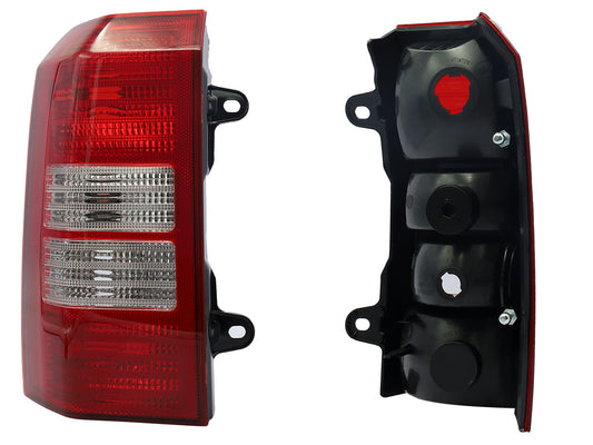 CALAVERA IZQ S/ARNES 2FOCOS (ROJO/BLANCO/BLANCO)