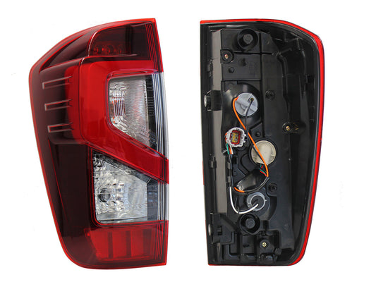 CALAVERA IZQ C/ARNES C/LED C/DRL (PLATINUM/PRO-4X) (ROJO/BLANCO/BLANCO)