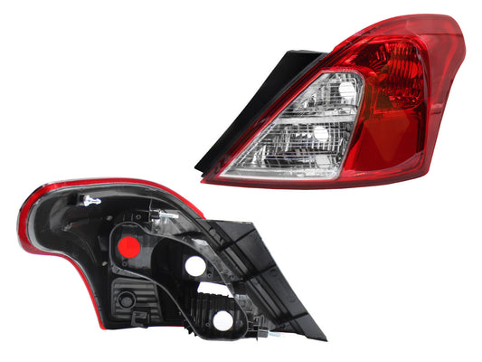 CALAVERA DER S/ARNES C/BASE (V-DRIVE 20-25) (ROJO/BLANCO)