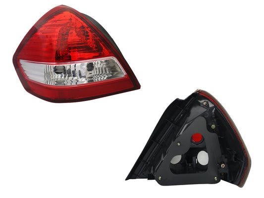 CALAVERA IZQ S/ARNES 4PTAS (ROJO/BLANCO)