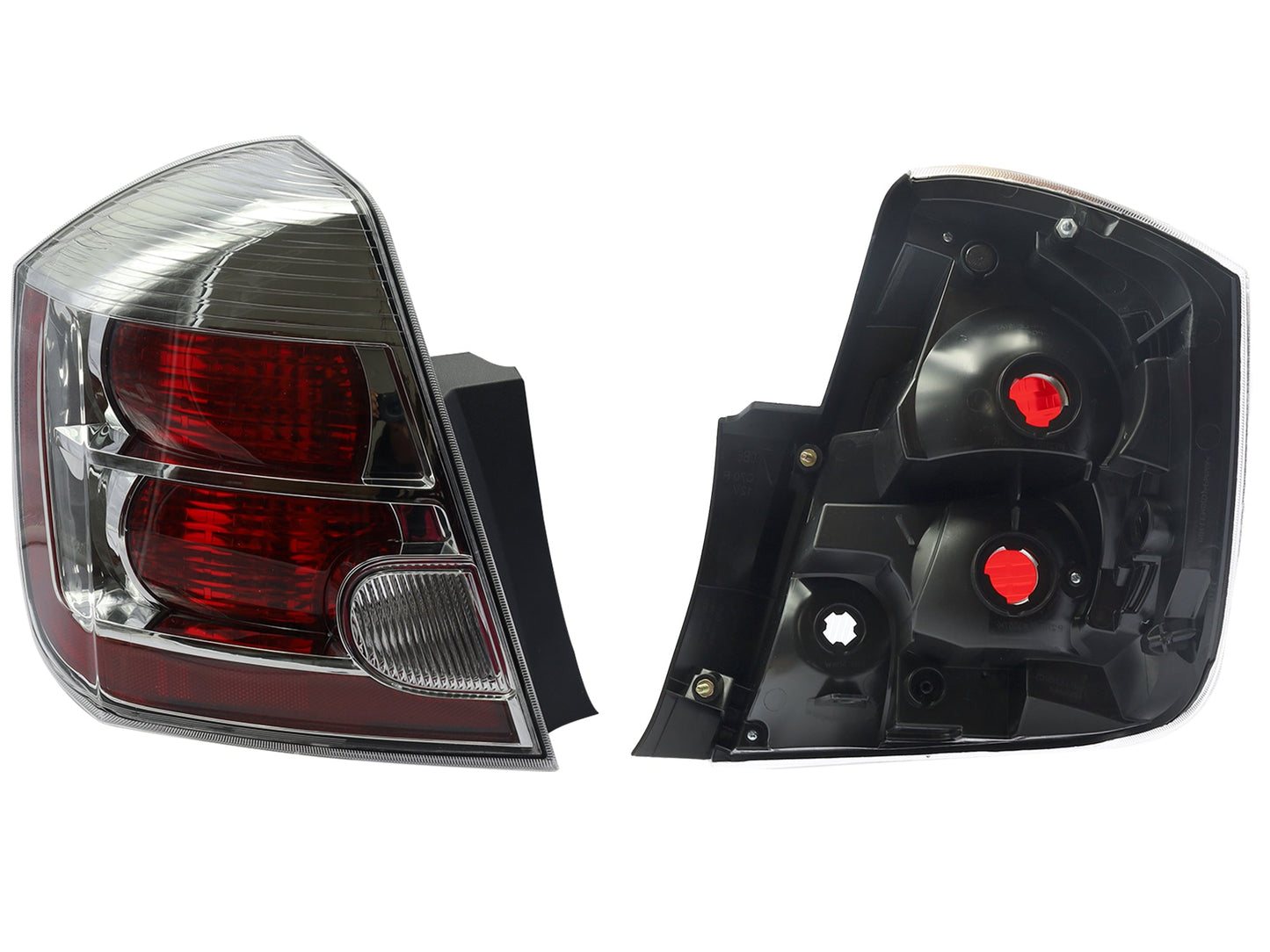 CALAVERA IZQ S/ARNES CLARA FILO CROMO (BLANCO/ROJO/ROJO)