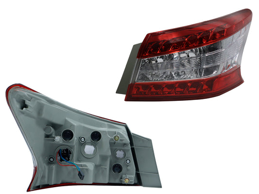 CALAVERA DER EXT S/ARNES C/LED (ROJO/BLANCO/ROJO)