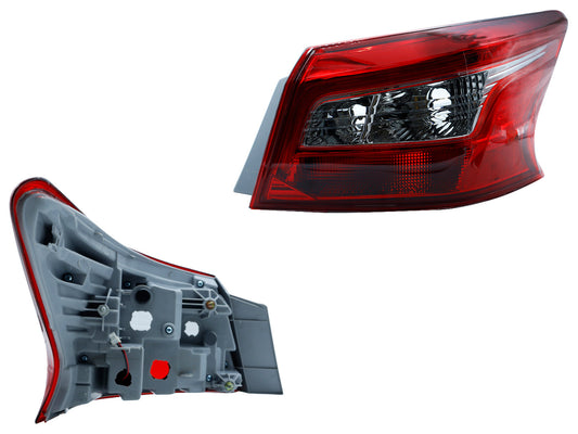 CALAVERA DER EXT S/ARNES C/LED (ROJO/BLANCO/ROJO)