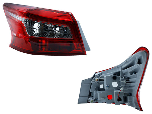 CALAVERA IZQ EXT S/ARNES C/LED (ROJO/BLANCO/ROJO)