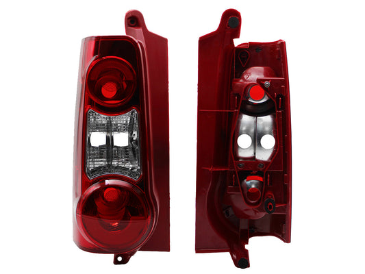 CALAVERA IZQ S/ARNES CLARA 4PTAS (ROJO/BLANCO/ROJO)