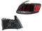 CALAVERA DER C/ARNES OSCURA (ROJO/BLANCO)