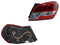 CALAVERA DER C/ARNES 4PTAS (ROJO/BLANCO/ROJO)