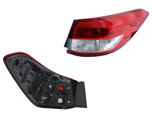 CALAVERA DER EXT S/ARNES S/LED 4PTAS (ROJO/BLANCO)