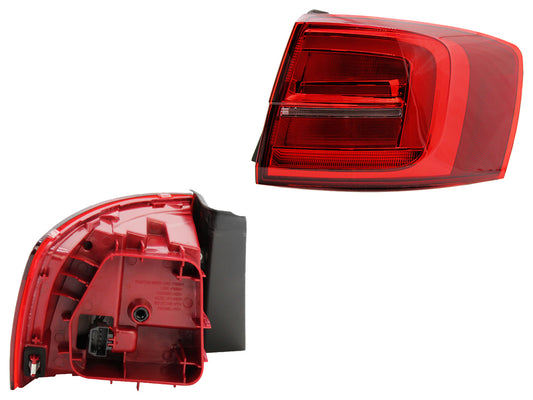 CALAVERA DER EXT S/ARNES C/LED CLARA (ROJO/BLANCO)