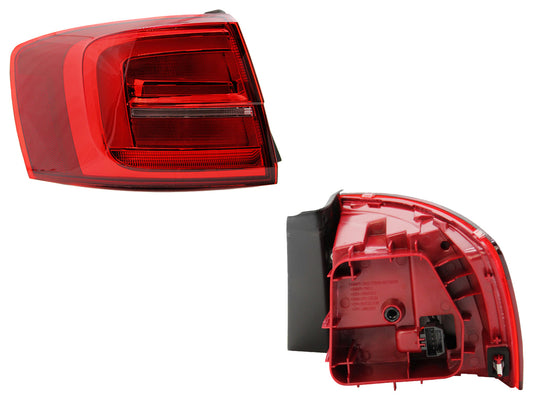 CALAVERA IZQ EXT S/ARNES C/LED CLARA (ROJO/BLANCO)