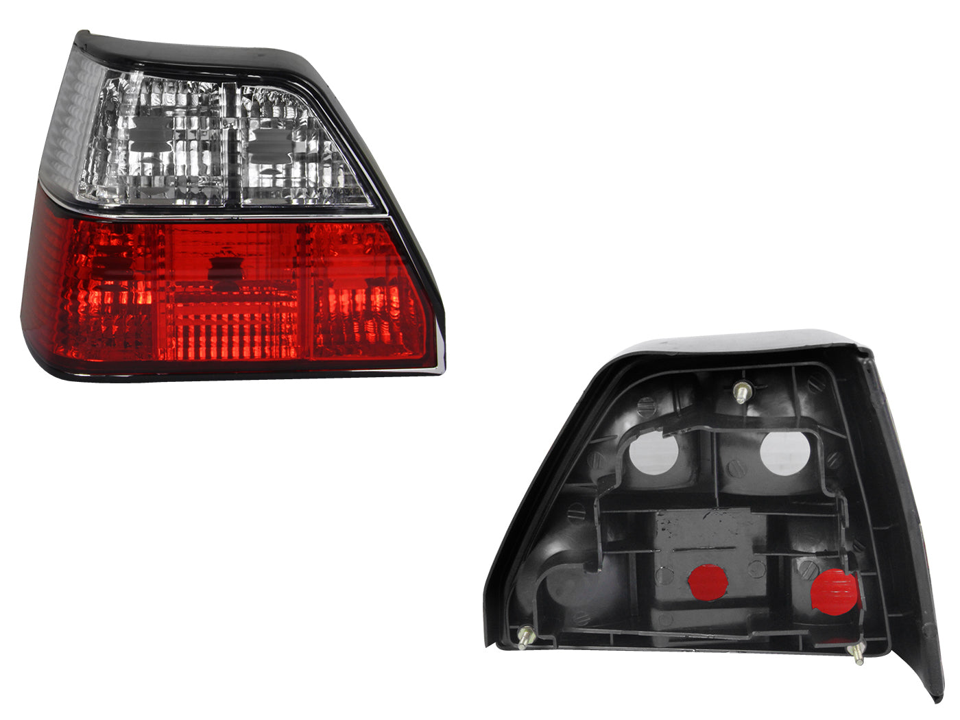 CALAVERA IZQ S/ARNES LISO (BLANCO/ROJO)