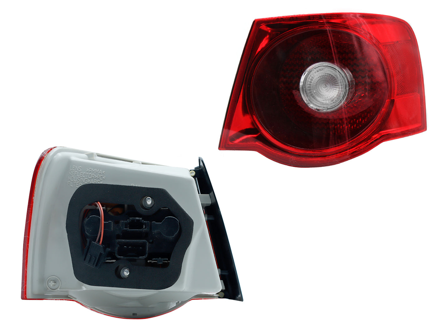 CALAVERA DER EXT C/ARNES (ROJO/BLANCO)