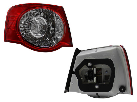 CALAVERA IZQ EXT S/ARNES C/LED (ROJO/BLANCO/BLANCO)