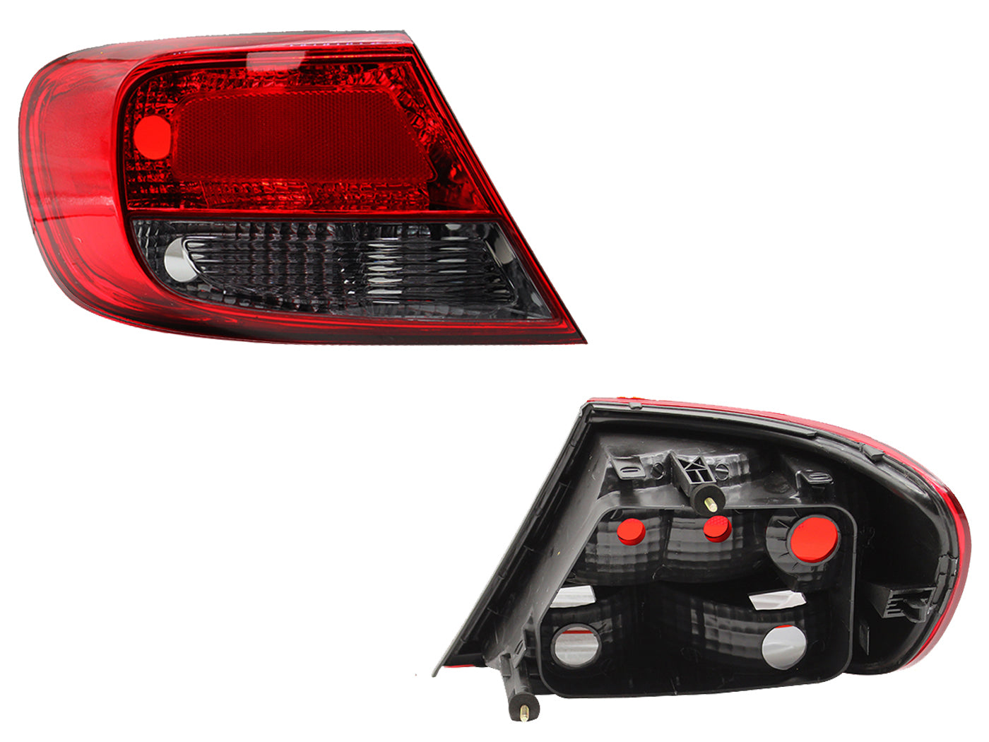 CALAVERA IZQ S/ARNES OSCURA 5PTAS (ROJO/HUMO)