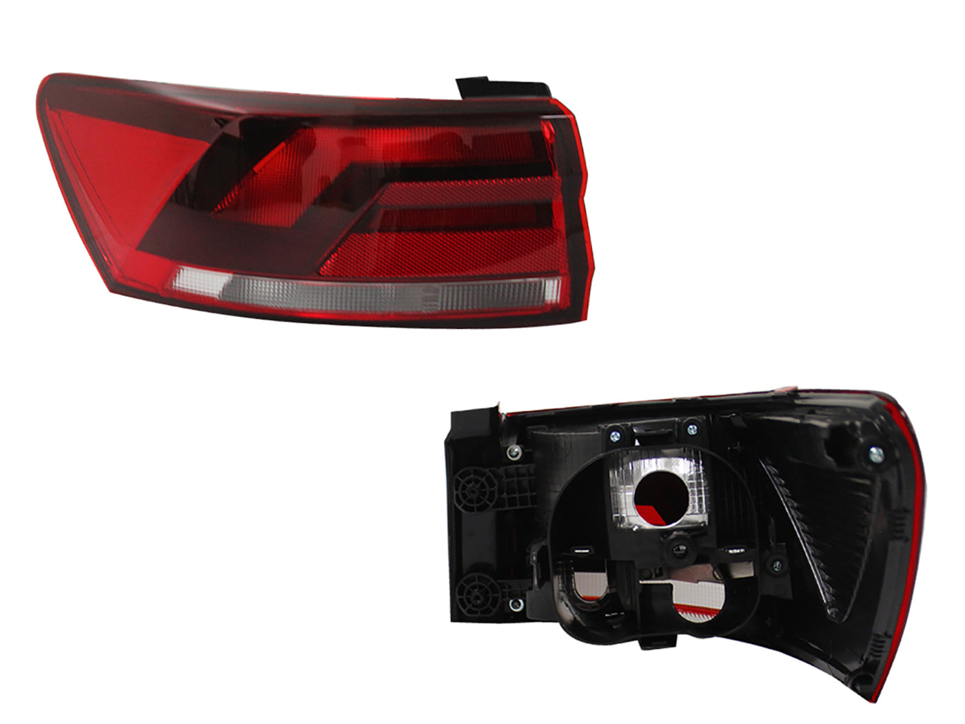 CALAVERA IZQ EXT S/ARNES CLARA (ROJO/BLANCO)