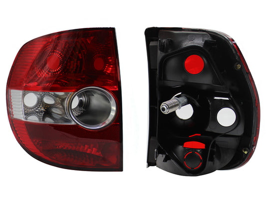 CALAVERA IZQ S/ARNES (CROSSFOX 07-09) (ROJO/BLANCO)