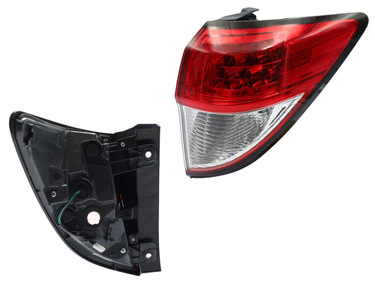 CALAVERA DER EXT S/ARNES C/LED (ROJO/BLANCO)