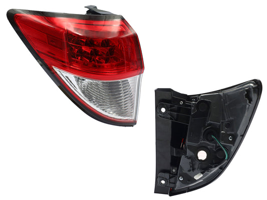 CALAVERA IZQ EXT S/ARNES C/LED (ROJO/BLANCO)