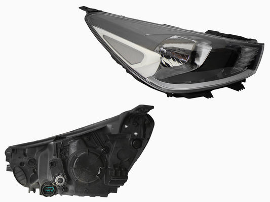 FARO DER F/NEGRO C/MOTOR S/LUPA (SEDAN/H-BACK)