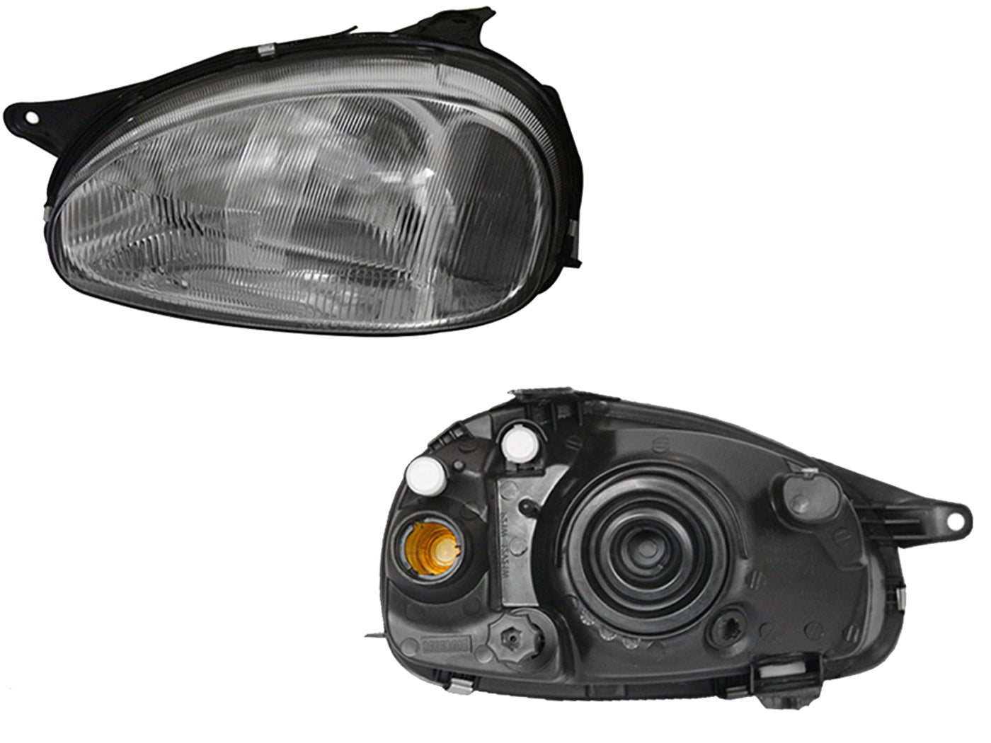 FARO IZQ F/CROMADO RAYADO VIDRIO 3-4-5PTAS