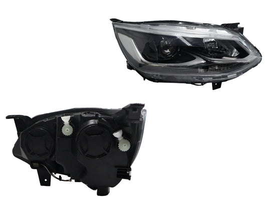 FARO DER F/CROMADO C/LED C/LUPA