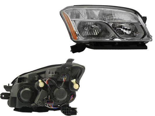 FARO DER F/CROMADO C/MICA AMBAR