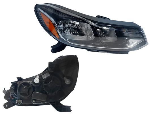 FARO DER F/CROMADO C/MICA AMBAR