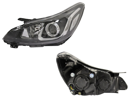 FARO IZQ F/CROMADO C/LUPA (NUEVA LINEA)