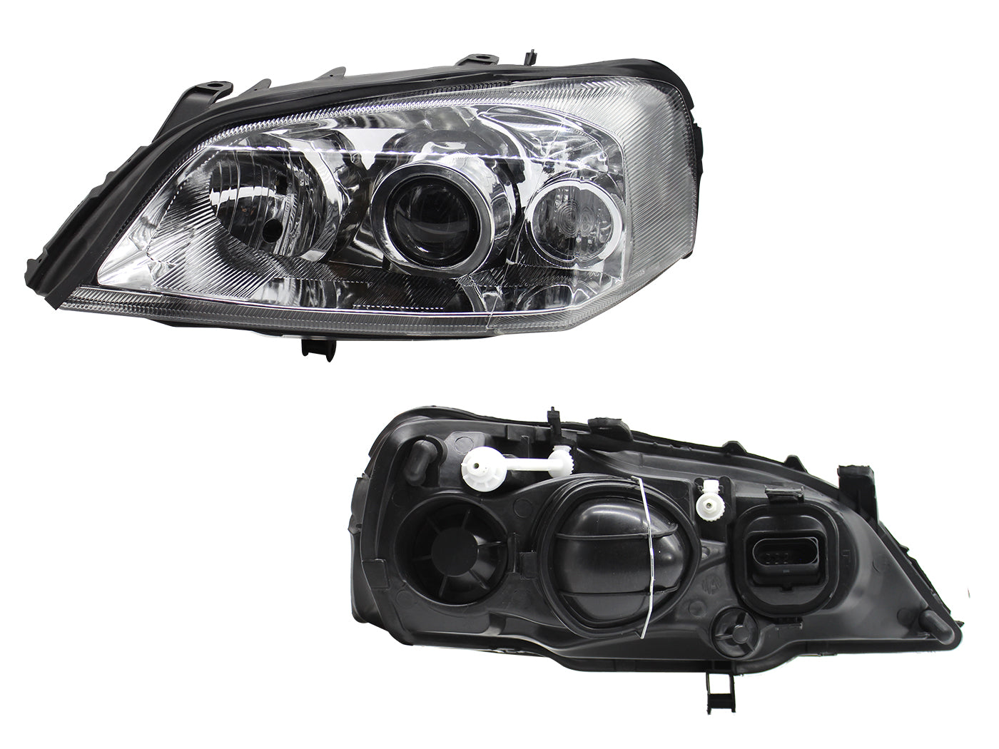 FARO IZQ F/CROMADO C/LUPA C/CUARTO BLANCO