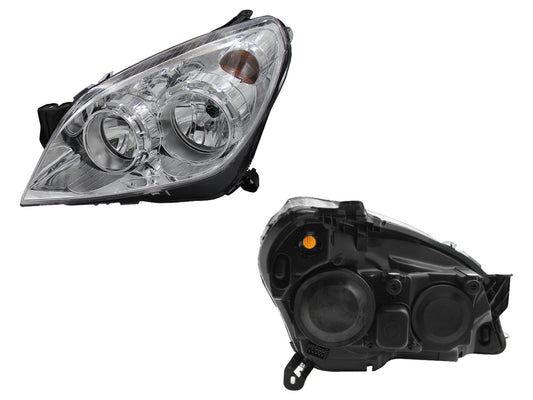 FARO IZQ F/CROMADO S/MOTOR