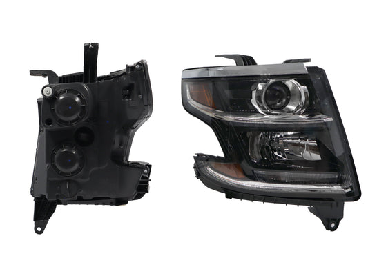 FARO DER F/NEGRO C/LUPA C/MICA AMBAR (TAHOE 15-17)