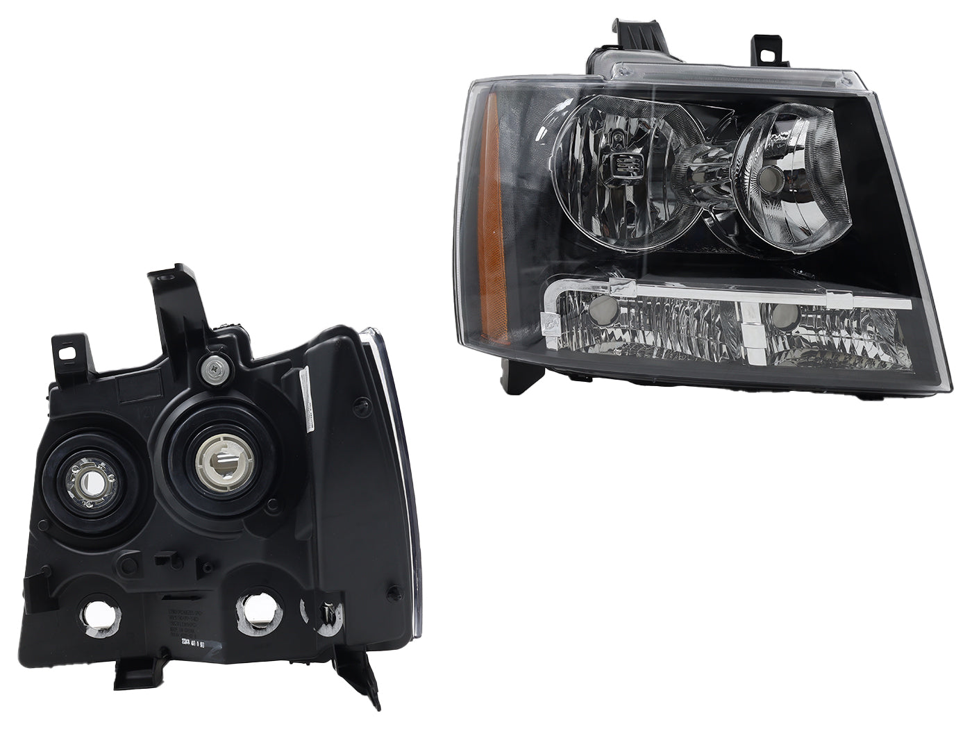 FARO DER F/NEGRO C/MICA AMBAR (TAHOE 07-14/AVALANCHE 07-13)