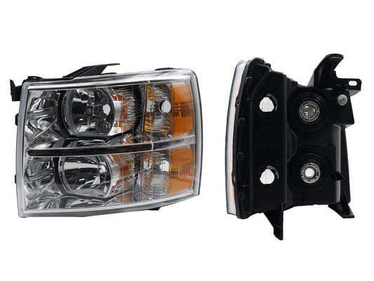 FARO IZQ F/CROMADO C/MICA AMBAR (CHEYENNE 07-13)