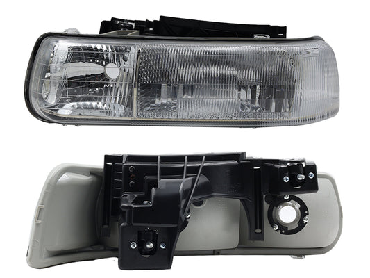 FARO IZQ F/CROMADO C/BASE (SUBURBAN 00-03/SONORA 00-06)