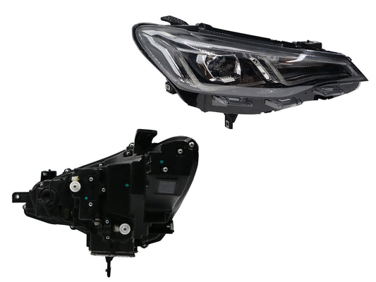 FARO DER F/CROMADO C/LED C/LUPA