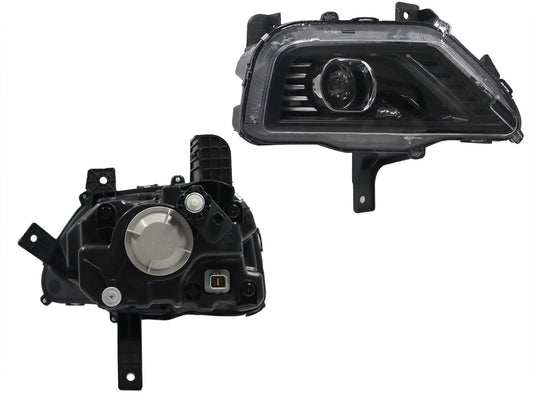 FARO DER F/NEGRO C/LUPA