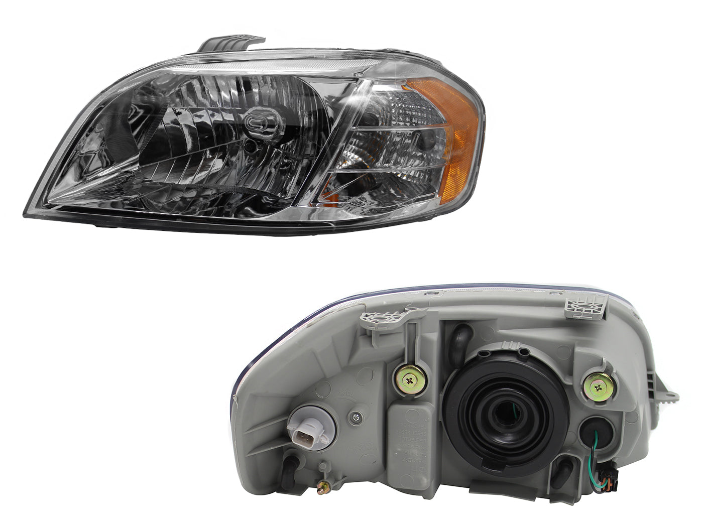 FARO IZQ F/CROMADO C/MICA AMBAR (PT G3 06-09)