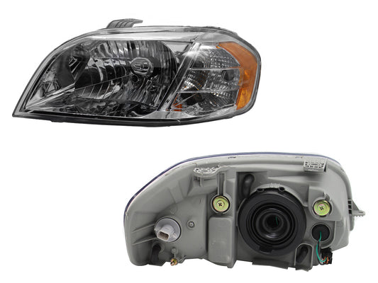 FARO IZQ F/CROMADO C/MICA AMBAR (PT G3 06-09)