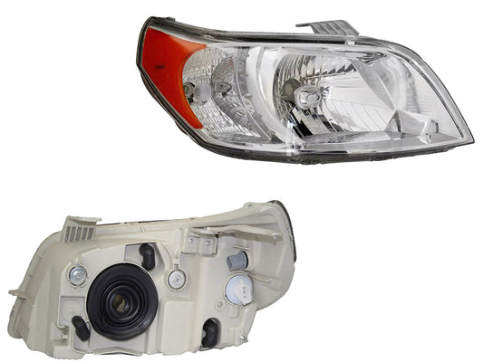 FARO DER F/CROMADO C/MICA AMBAR