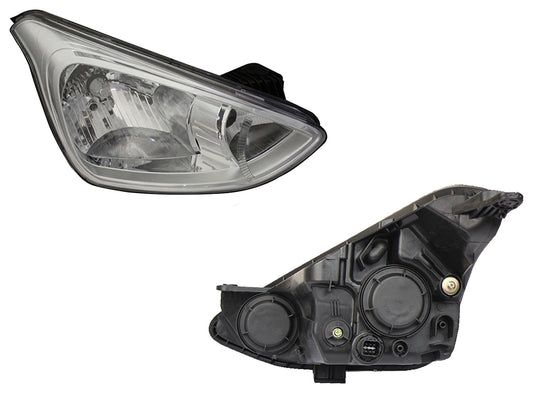 FARO IZQ F/CROMADO S/MOTOR (SEDAN/H-BACK)