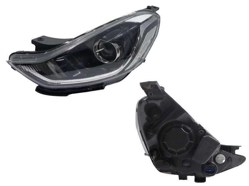 FARO IZQ F/NEGRO C/MOTOR C/LUPA (VERSION NS)