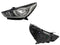 FARO IZQ F/CROMADO C/MOTOR