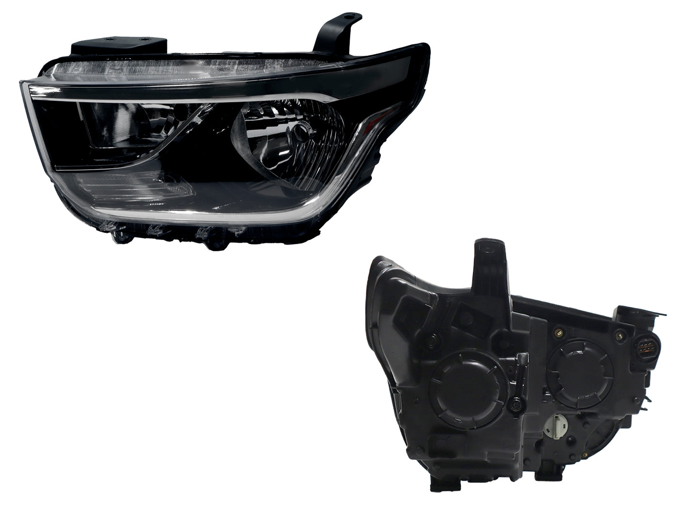 FARO IZQ F/NEGRO C/MOTOR