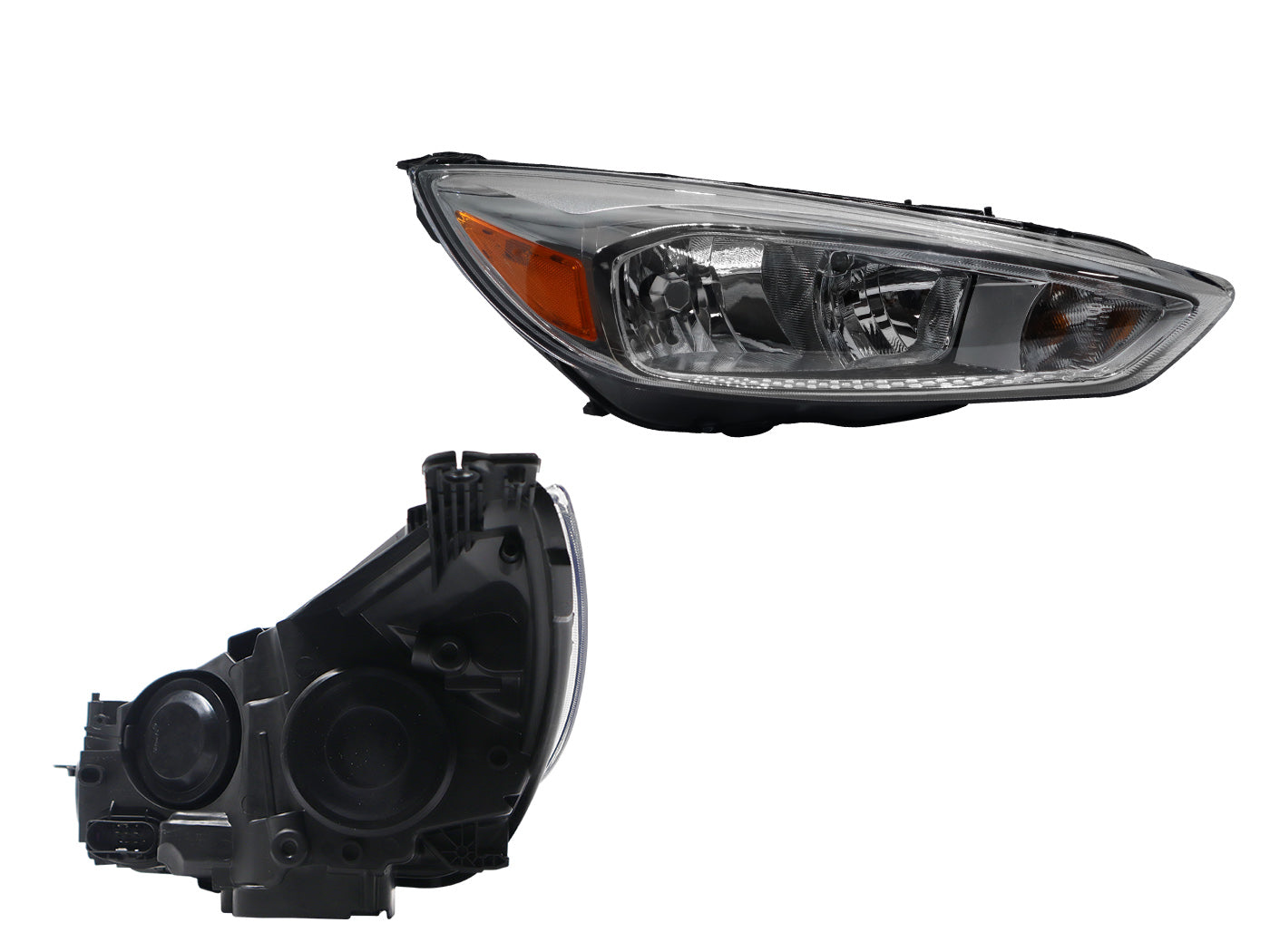 FARO DER F/CROMADO S/DRL C/MICA AMBAR (SEDAN/H-BACK)