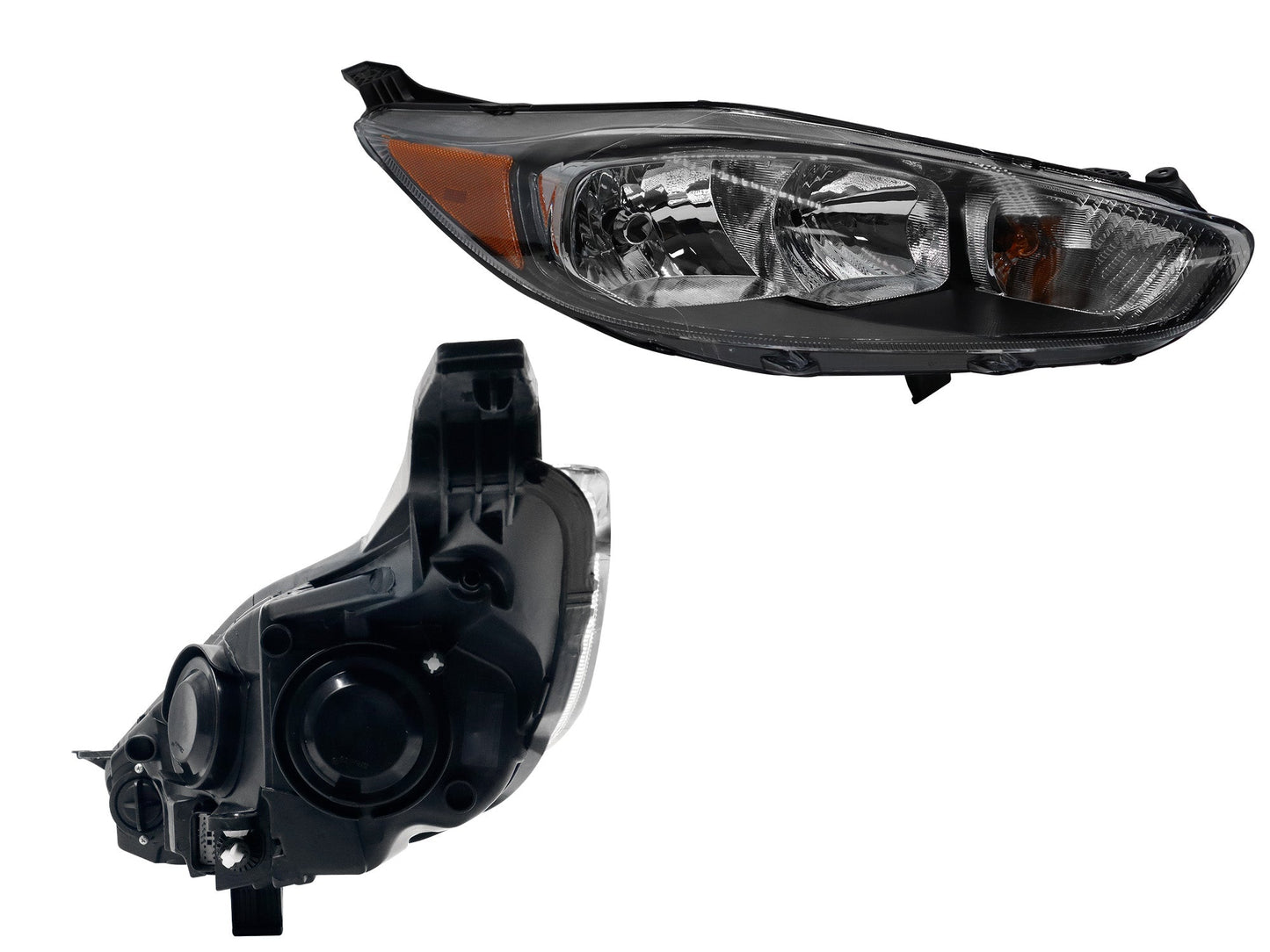 FARO DER F/NEGRO C/MICA AMBAR (SEDAN/H-BACK)