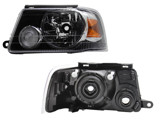 FARO IZQ F/NEGRO C/MICA AMBAR